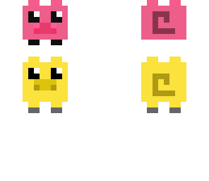 two towering pigs