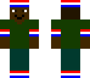 red white blue guy
