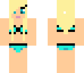 bikini headphones girl