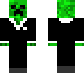 creeper in a tux