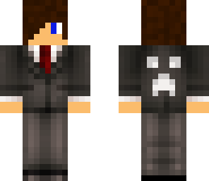 male teen with suit