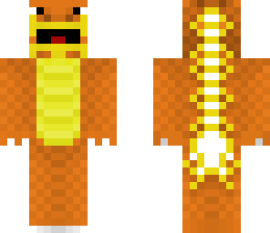 orange chinese dragon