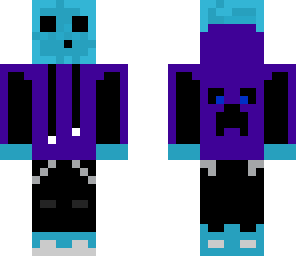 blue slime hoodie
