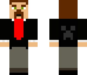 businessman with creeper