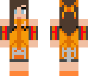 orange warrior girl