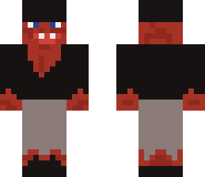 devil with clothes