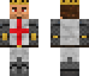 english king - with saint george crest