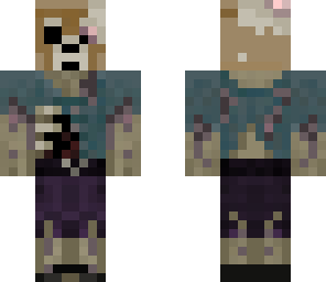 skeletal zombie
