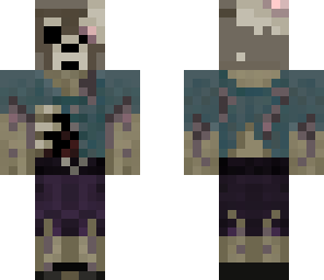 skeletal zombie