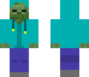zombie in a hoodie