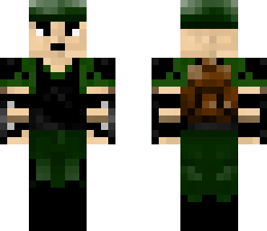 woodland cammo soldier