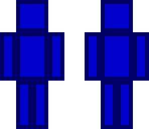 blue outline skin