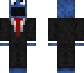 cookie monster in suit