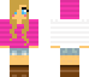 girl pink hoodie