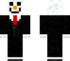 snowman in a business suit