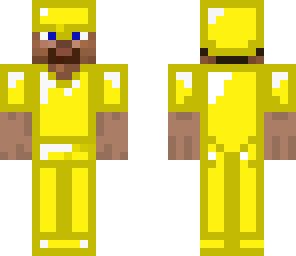 gold armour steve
