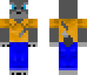 wolf wearing a shirt