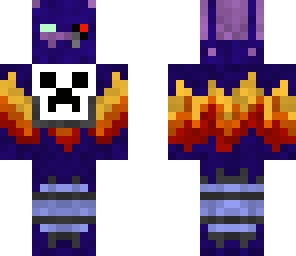 flaming cyborg