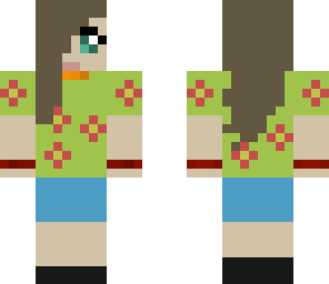 girl with flower t-shirt