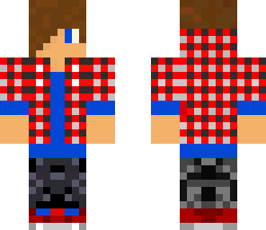 cool guy red and blue