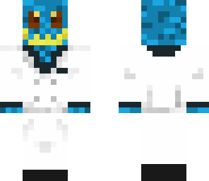 blue pumpking man