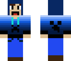 blue creeper hoodie