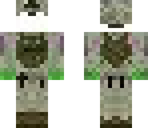 green creeper army skin