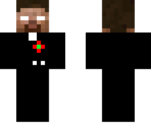 herobrine in a suit