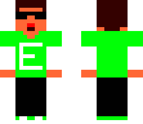 skin de verde e oculos