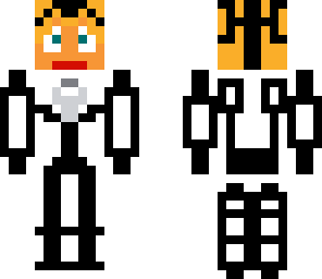 blonde emo futuristic miner