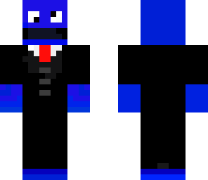 cookie monster in a suit