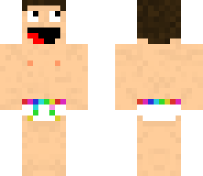 guy in rainbow boxers