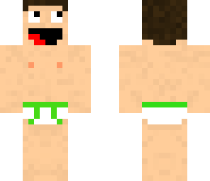 guy in green boxers