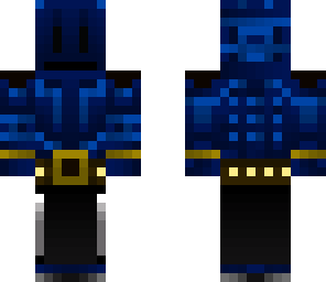 blue man