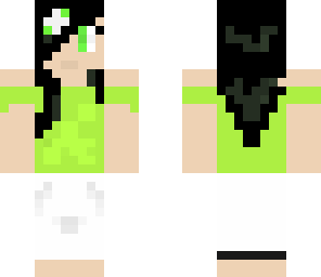 simple green girl