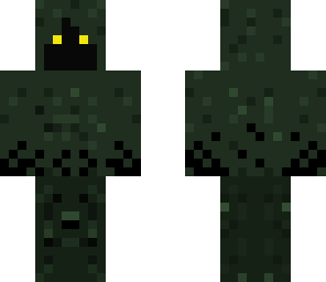 hiding in a dark cloak