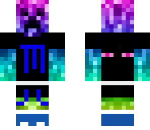 rainbow creeper headset ender shirt