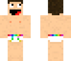 guy in rainbow boxers