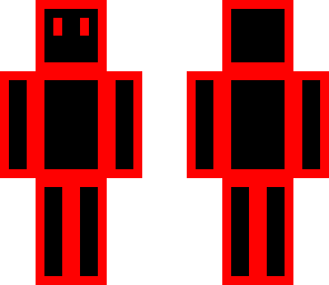 black and red