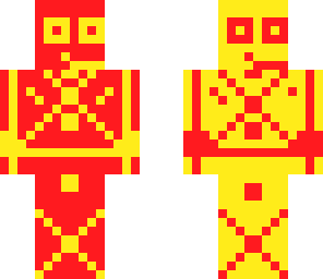 red and yellow