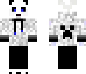 panda in a hoodie