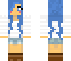 blue hair girl