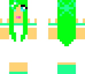 bride with green hair