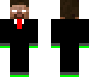 herobrine in a suit 