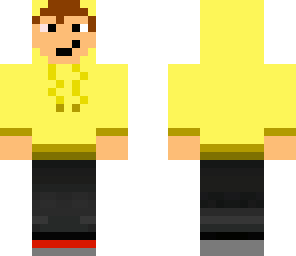 yellow hoodie