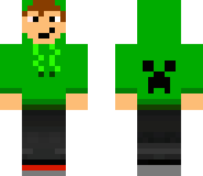 green creeper hoodie