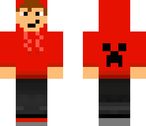 red creeper hoodie
