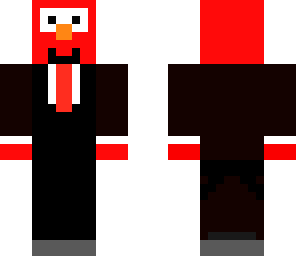 elmo in a suit