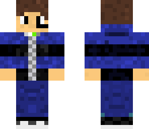 boy with blue jacket