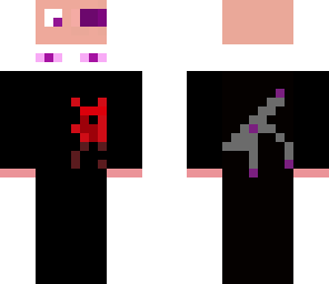 enderman hunter with gun and shoted